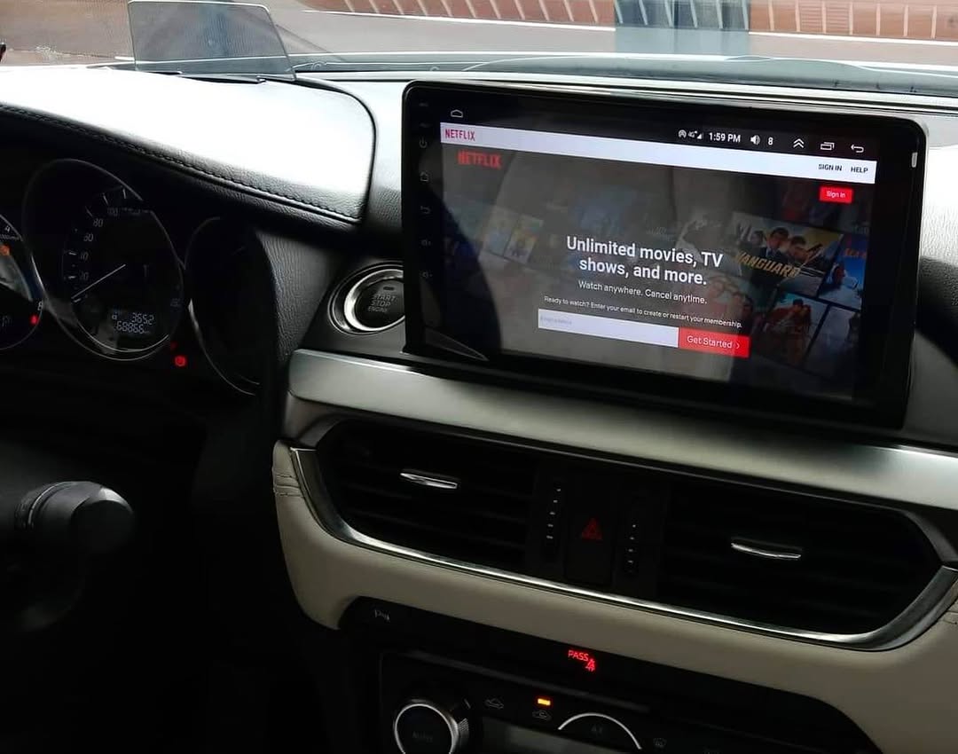 YouTube & Netflix AI-Box voor Mazda