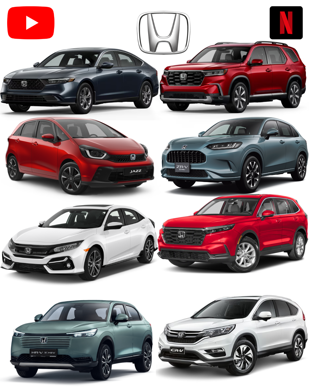 Boîte AI YouTube et Netflix pour Honda