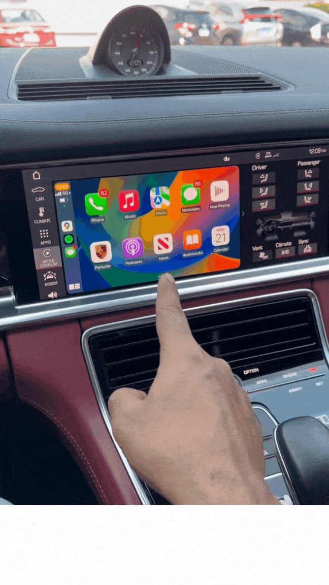 Youtube & Netflix AI-Box voor Porsche