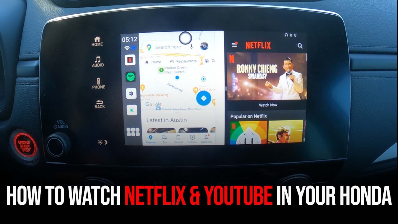 Boîte AI YouTube et Netflix pour Honda