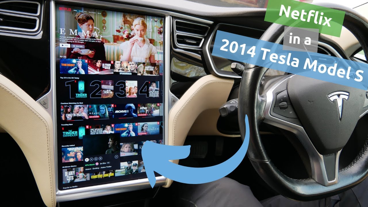 YouTube & Netflix Carplay AI-Box voor TESLA