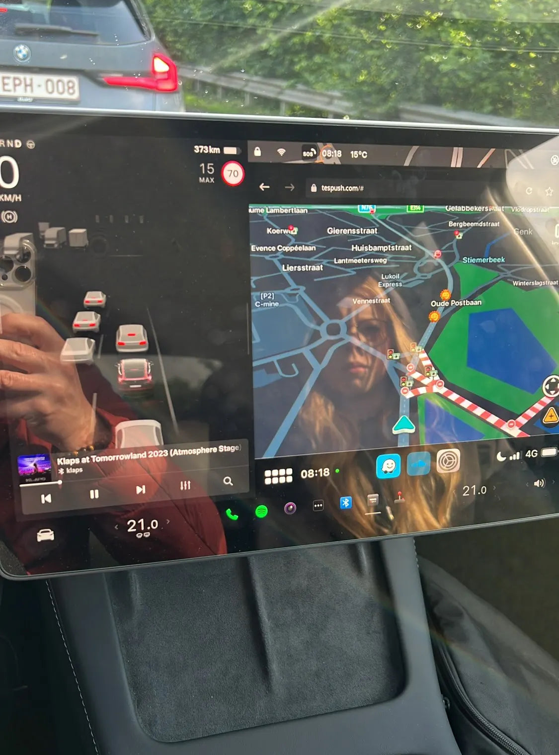 YouTube & Netflix Carplay AI-Box voor TESLA