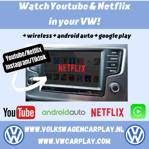 Youtube & Netflix AI-Box voor Volkswagen 