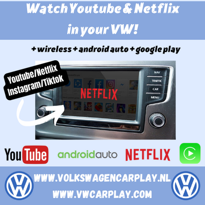 Youtube &amp; Netflix AI-Box för Volkswagen 