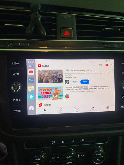 Youtube &amp; Netflix AI-Box för Volkswagen 